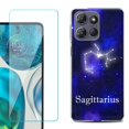 thumbnail image 1 of For Motorola Moto G 5G 2025 Phone Case Cover with Tempered Glass Screen Protector, by OneToughShield - Sagittarius, 1 of 4