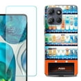 thumbnail image 1 of For Motorola Moto G 5G 2025 Phone Case Cover with Tempered Glass Screen Protector, by OneToughShield - Vending Machine, 1 of 4