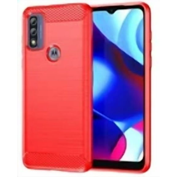 For Motorola Moto G Go Xt2163-7 Carbon Fiber Design Tpu Case Phone Cover