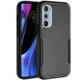 thumbnail image 1 of For Motorola Moto G Play 2023 Heavy Duty Shockproof Dual Layer Drop Protection Tough Hybrid Rugged Rubber Armor Defend Cover ,Xpm Phone Case [ Black ], 1 of 6