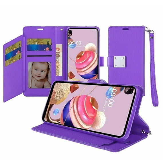 For Motorola Moto G Play 2023 XT2271DL Wallet Cover Phone Case - Deluxe Purple