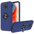 thumbnail image 1 of For Motorola Moto G Play XT2093DL 2021 Chief Kickstand Cover Cell Phone Case + Tempered Glass - Blue, 1 of 5