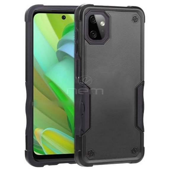 For Motorola Moto G Power 5G 2023 Non Slip Dual Layer Shockproof Protective Hybrid Case Cover Black
