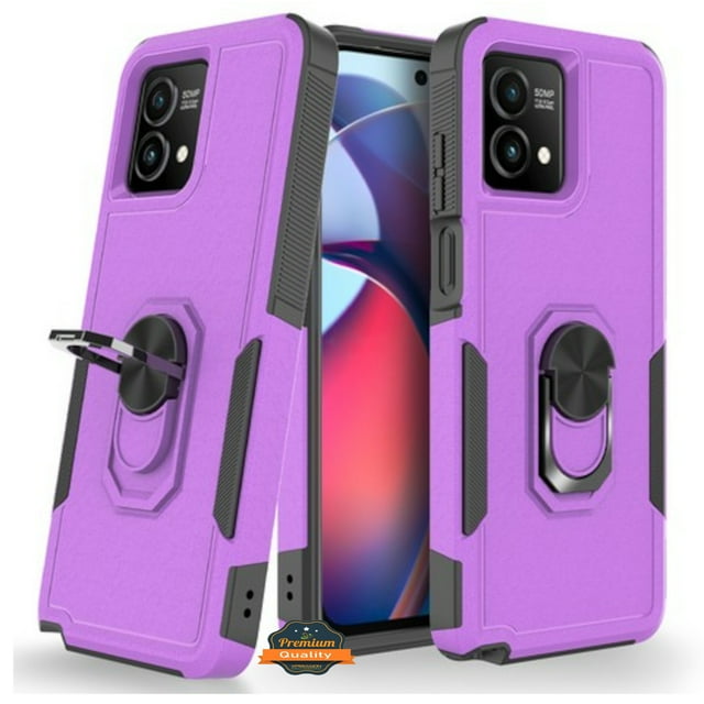 For Motorola Moto G Power 5G 2023 Shockproof Hybrid Dual Layer PC + TPU with Ring Stand
