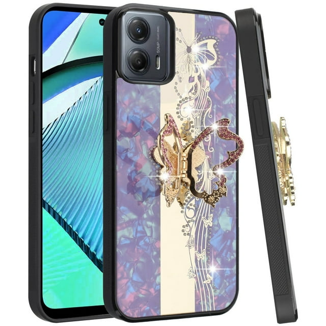 For Motorola Moto G Power 5G 2024 Diamond Bling Sparkly 3D Ornaments