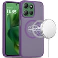 thumbnail image 1 of For Moto G Power 2026/2025 [Magnetic Circle] Smooth Safe Matte Feel Hybrid Case - Dark Purple, 1 of 3