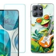 thumbnail image 1 of For Motorola Moto G Power 5G 2025 Phone Case Cover with Tempered Glass Screen Protector, by OneToughShield – Grasshopper, 1 of 4