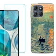 thumbnail image 1 of For Motorola Moto G Power 5G 2025 Phone Case Cover with Tempered Glass Screen Protector, by OneToughShield - Sunrise Impression, 1 of 4
