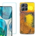 thumbnail image 1 of For Motorola Moto G Power 5G 2025 Phone Case Cover with Tempered Glass Screen Protector, by OneToughShield - Sunset, 1 of 4