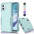 thumbnail image 1 of For Motorola Moto G Power/G 5G 2023 Case, Sturdy Phone Case for Moto G Power/G 5G 2023 6.5 inch ,Tekcoo Shockproof Heavy Duty Armor Hard Plastic & Rubber Rugged Bumper 2-in-1 Case Cover -Mint, 1 of 9