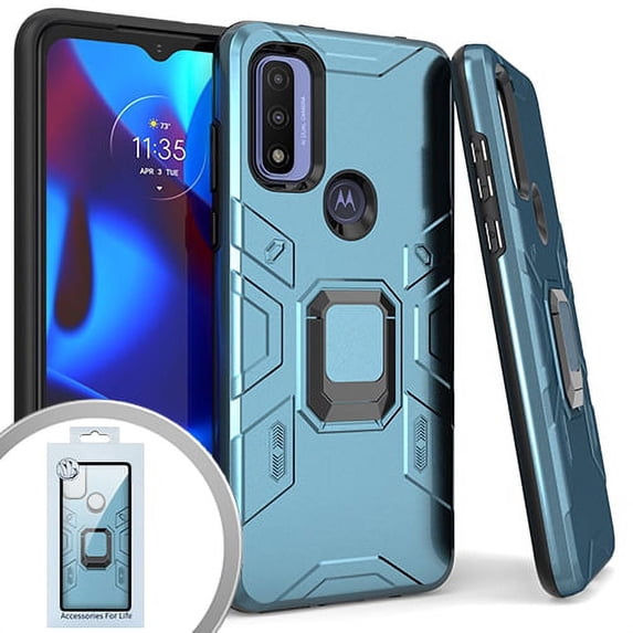 For Motorola Moto G Pure G Power 2022 Magnetring8 Navy Blue