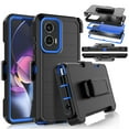 thumbnail image 1 of For Motorola Moto G Stylus 2024 5G Case,Takfox Holster Phone Case with Built-in Screen Protector Swivel Belt Clip [3 Layers] Heavy Duty Full Body Protection Shockproof Kickstand Cover- Black, 1 of 1