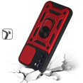thumbnail image 1 of For Motorola Moto G Stylus 5G 2022 Hybrid Cases with Camera Lens Cover and Ring Holder Kickstand Rugged Dual Layer Hard Cover ,Xpm Phone Case [ Red ], 1 of 9