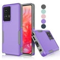 thumbnail image 1 of For Motorola Moto G Stylus 5G 2024 Case ,Sturdy Phone Case for Moto G Stylus 5G 2024, Tekcoo Shockproof Protection Heavy Duty Armor Hard Plastic & Rubber Rugged Bumper 2-in-1 Case Cover -Purple, 1 of 9