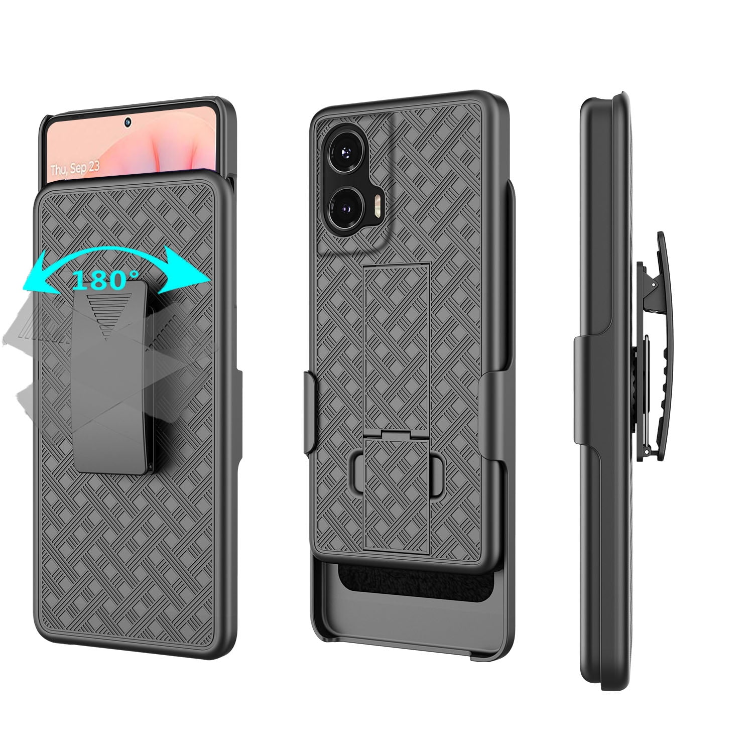 For Motorola Moto G Stylus 5G 2024 Cases Cover Holster Belt, Tekcoo