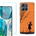 thumbnail image 1 of For Motorola Moto G Stylus 5G 2025 Phone Case Cover with Tempered Glass Screen Protector, by OneToughShield - Autumn Leaf, 1 of 4