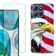 thumbnail image 1 of For Motorola Moto G Stylus 5G 2025 Phone Case Cover with Tempered Glass Screen Protector, by OneToughShield - Eagle, 1 of 4