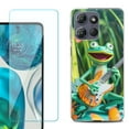 thumbnail image 1 of For Motorola Moto G Stylus 5G 2025 Phone Case Cover with Tempered Glass Screen Protector, by OneToughShield - Frog Guitar, 1 of 4