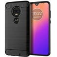 thumbnail image 1 of For Motorola Moto G7 Play Case, Heavy-Duty Shockproof Protective Case Armor Guard Shield, Shock Adsorption, Drop Protection [Black], 1 of 6