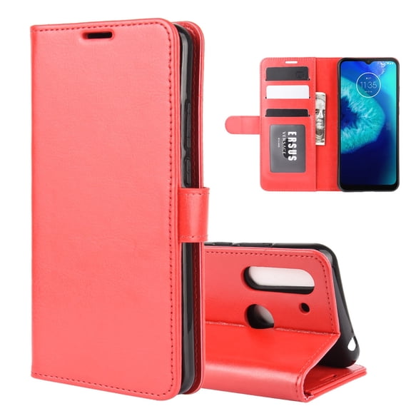 For Motorola Moto G8 Power Lite R64 Texture Single Horizontal Flip Protective Case with Holder & &