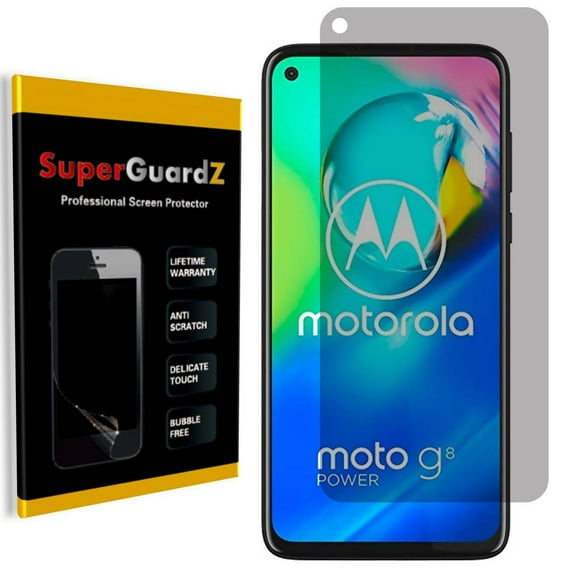 For Motorola Moto G8 Power - SuperGuardZ Privacy Anti-Spy Screen Protector, Anti-Scratch, Anti-Bubble, Anti-Fingerprint