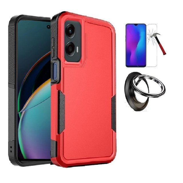 For Motorola Moto g Stylus 5G 2024, Dual Layer Shockproof Cover Case