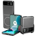 thumbnail image 1 of Rome Tech Motorola Razr 2023 Shell Holster Combo Case - Black (2 Pack), 1 of 5