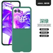 For Motorola Razr 2024 Case Slim Full Body Shockproof Matte Hard Cover - Green