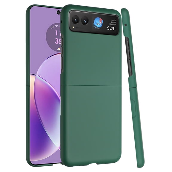 For Motorola Razr 2025 2024 Flip Snap On Premium Matte Finish Case Cover - Midnight Green
