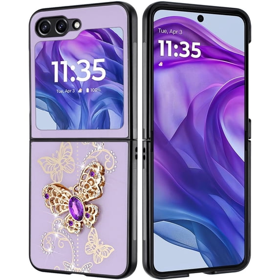 For Motorola Razr 2025/2024 Case Diamond Glitter Charms Bling Fashion Cover
