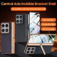 thumbnail image 1 of For Motorola Razr Fold Case, [Built-in Screen Protector] [Hidden Kickstand][Hinge Protection] Full Body Shockproof Slim Phone Cover, 1 of 9