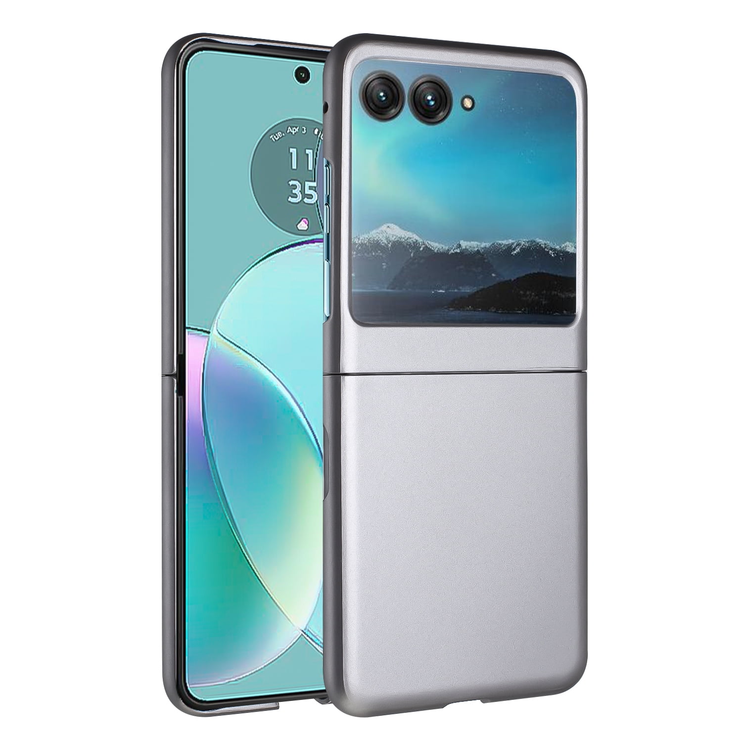 For Motorola Razr+ Plus (2023) Slim Flip Snap On Hybrid Shockproof Hard ...