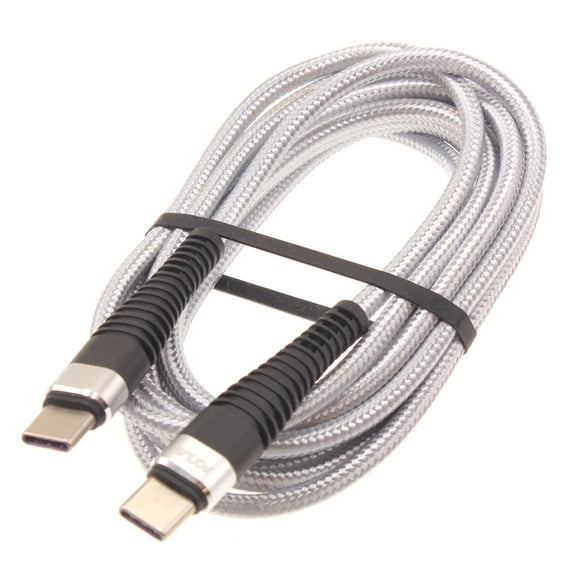 For Motorola Razr / Razr Plus (2023) - 10ft PD Cable Type-C to USB-C Charger Cord Power Wire Sync Braided