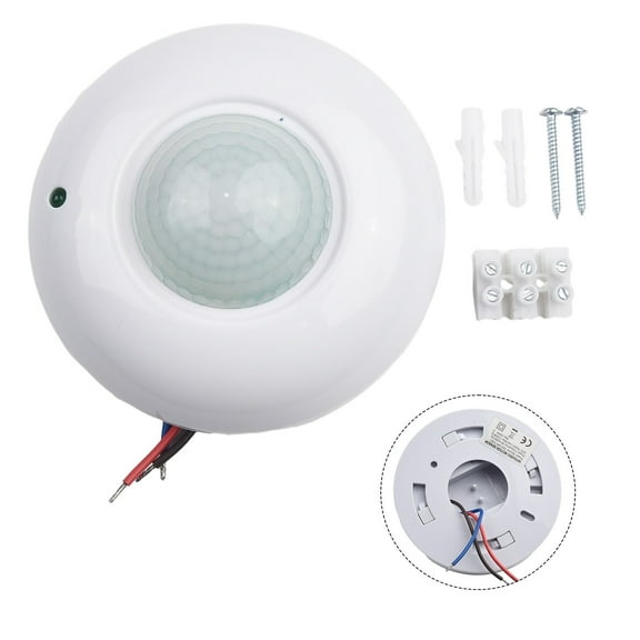 For Mount PIR Ceiling Occupancy Motion Sensor Monitor Light Switch 360°