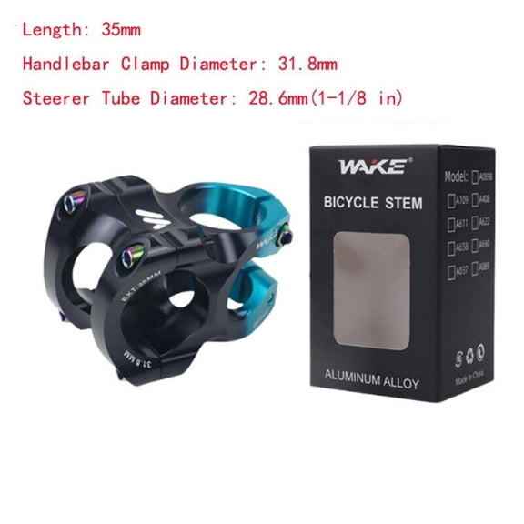 For Mountain Road Bike MTB Short Stems 31.8x35mm Cycling 31.8mm MTB Stem Threadless Short Stem Mountain Bike Parts