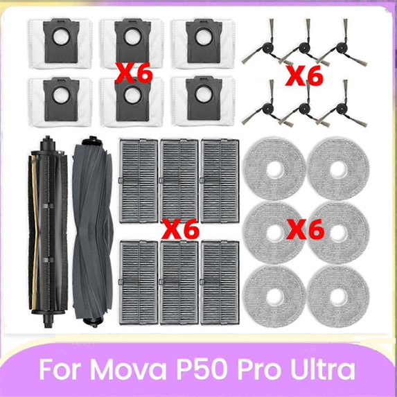 For Mova P50 PRO ULTRA Vacuum Cleaner Parts