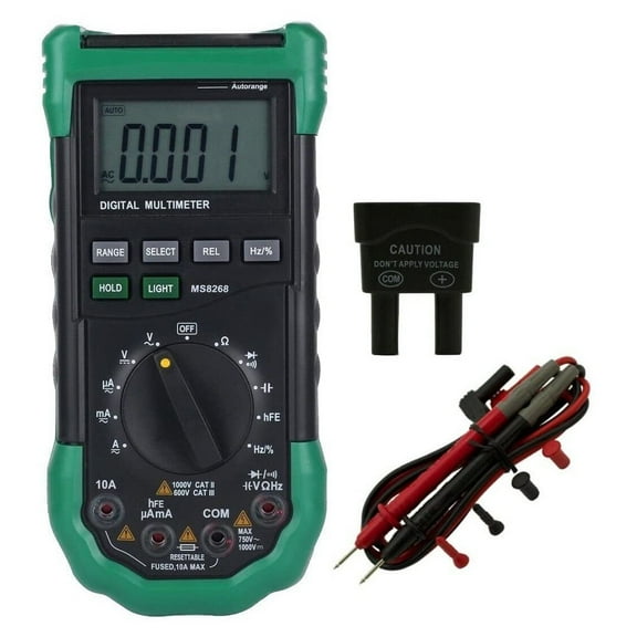 For Ms8268 Digital Multimeter, Auto/Manual Range Voltmeter, Electrical Tester