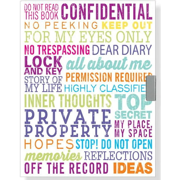 For My Eyes Only Locking Journal