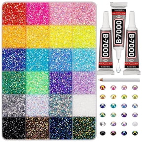 For Nail Art Rhinestones Kit 30000Pcs with Glue Tweezers Pen for DIY Nails Clothing Phone Case Decoration