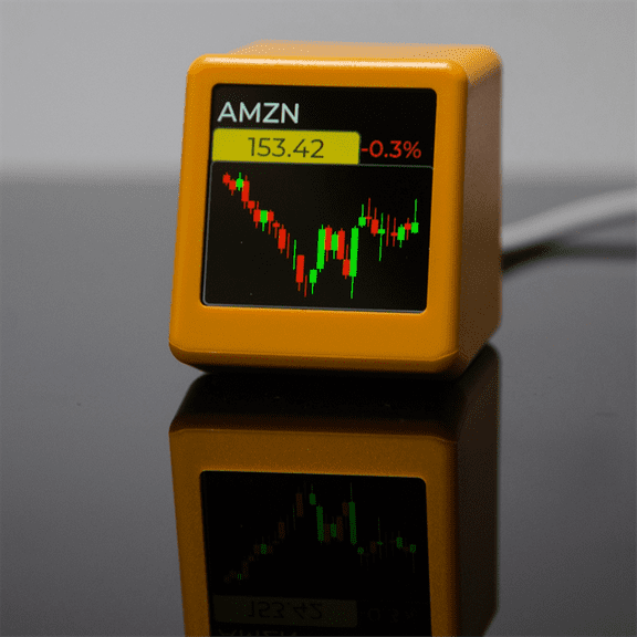 For NerdMiner BitCoin Cryptocurrency Display Stocks,Currency Exchange Rate,Price Tracker Ticker Weather Time Clock C