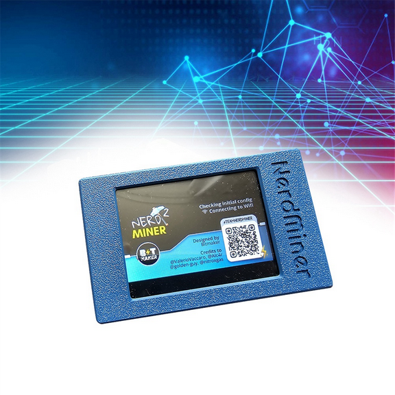 For Nerdminer 77K/S Hashrate with 2.8-Inch Screen BTC Lottery Solo Miner Bitcoin Nerd Miner for BTC Miner Blue