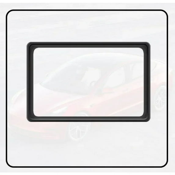 For New Tesla Model 3+ Highland 2024 Screen Protective Frame Silicone Navigation Screen Protector Frame Car Interior Accessories