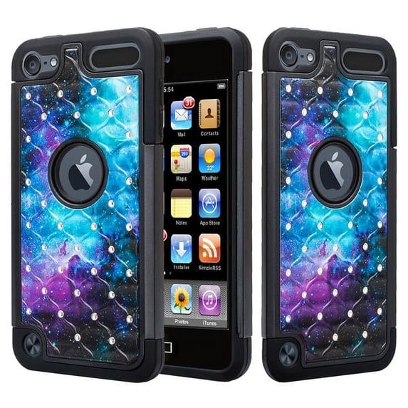 For New iPod Touch 7th/6th Generation Case, iPod Touch 5th Generation Case for Apple iPod Touch 7TH 6th 5th Gen diamond case cover - Cosmo