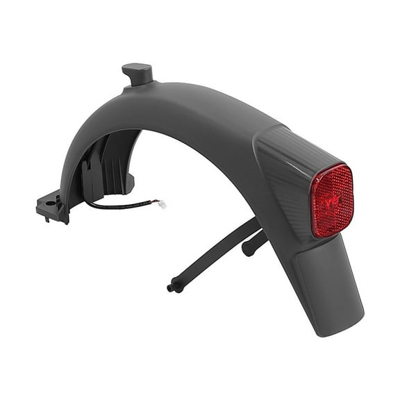 For Ninebot E2 Pro Electric Scooter Rear Mudguard with Taillight Assembly - ABS Plastic Protection