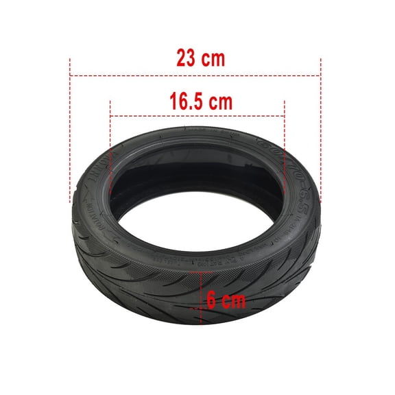For Ninebot Max G30 60/70-6.5 Black Vacuum Tire