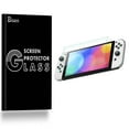 thumbnail image 1 of For Nintendo Switch OLED (2021) [BISENTEK] Tempered Glass Anti Blue Light [Eye Protection] Screen Protector, Anti-Scratch, Anti-Shock, Shatterproof, Bubble Free, 1 of 7