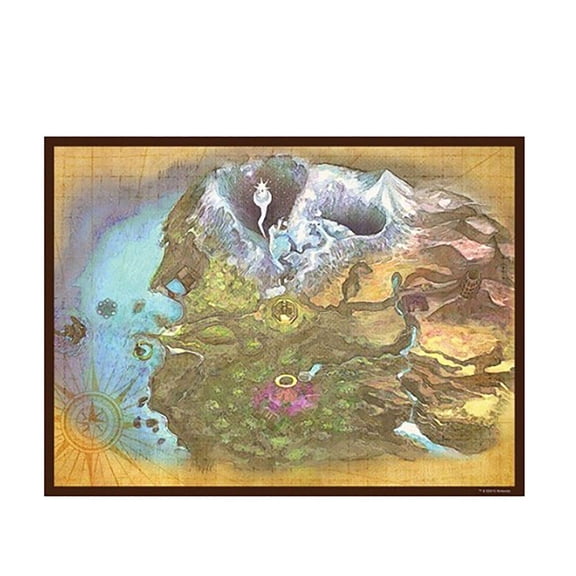 For Nintendo The Legend of Zelda: Majora's Mask - Termina Map Puzzle