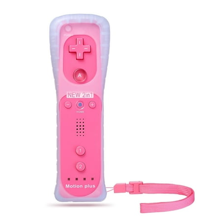 For Nintendo Wii & Wii U Wiimote Motion Plus Remote Game Controller with Silicone case