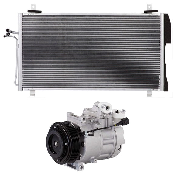 For Nissan 350Z 2007 2008 2009 AC Compressor w/ A/C Condenser Drier - BuyAutoParts