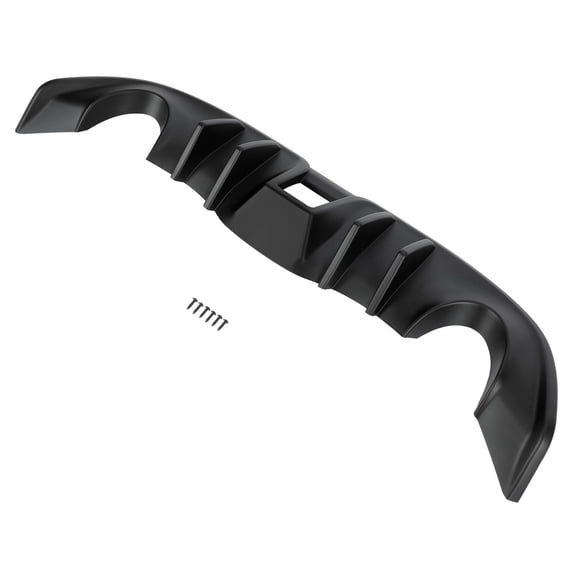 For Nissan 370Z 2009-2020 Matte Black Rear Bumper Lip Lower Valance Diffuser ABS